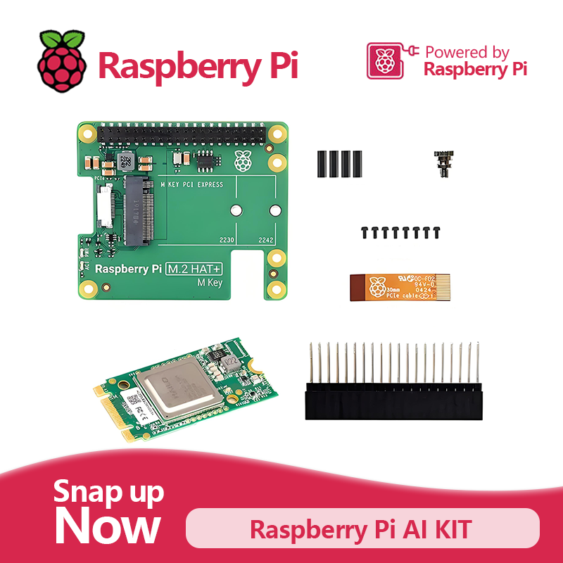 Raspberry Pi Ai Kit Hailo-8L - Официальный комплект Raspberry Pi 5 AI