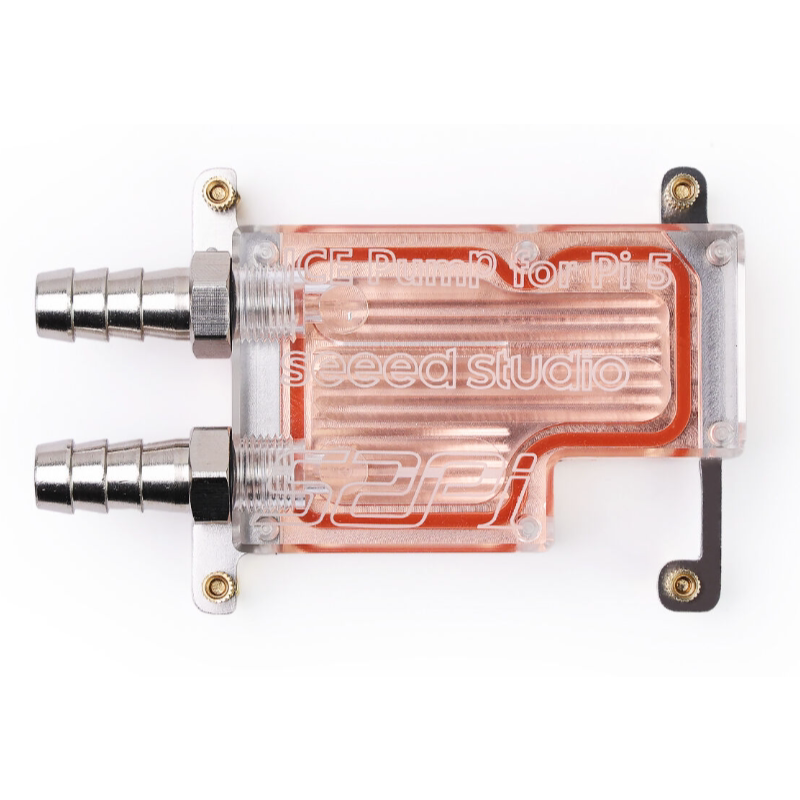 Raspberry Pi Water Cooling Kit - Ультратонкий блок водяного охлаждения процессора для