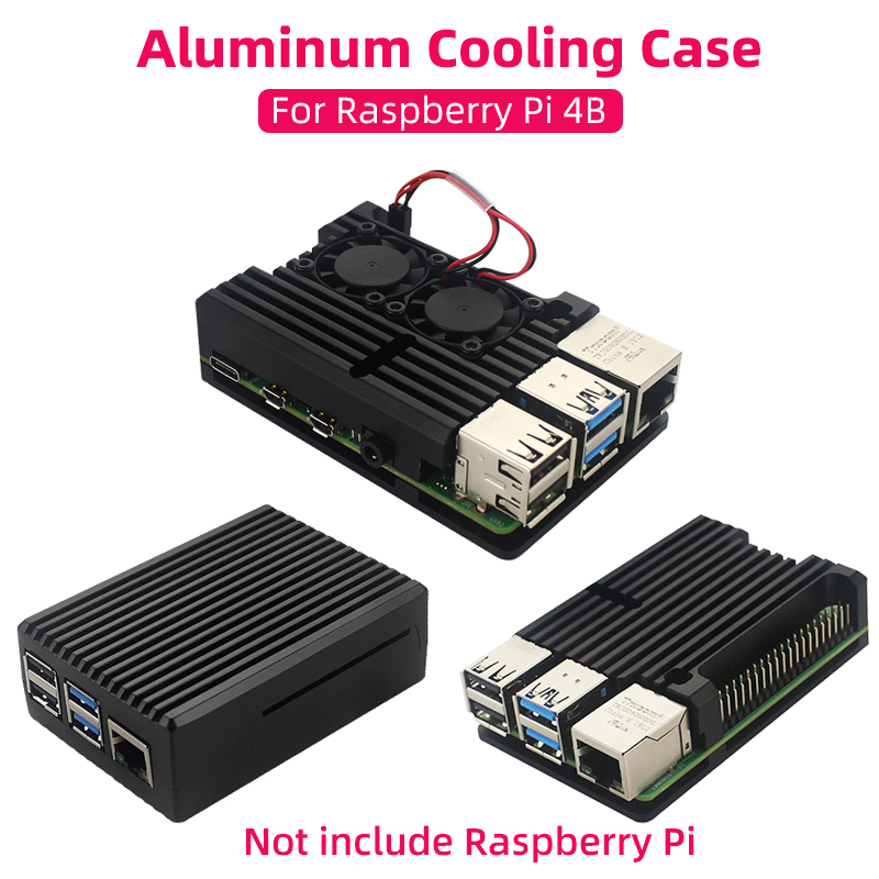 Raspberry Pi Water Cooling Kit - Алюминиевый корпус для Raspberry Pi 4