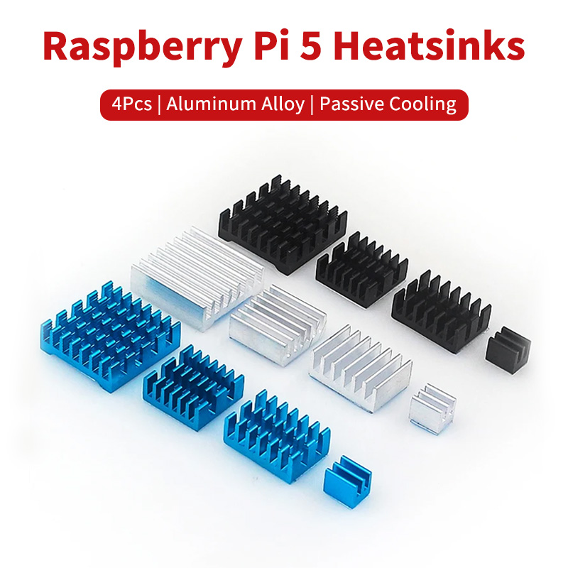 Raspberry Pi Water Cooling Kit - 4 шт. радиаторы Raspberry Pi 5,