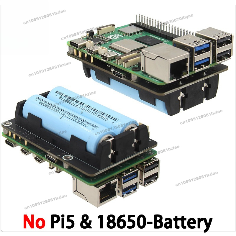 Raspberry Pi Uninterrupted Power Supply Ups 18650 - Для X1200 Raspberry Pi 5 ИБП