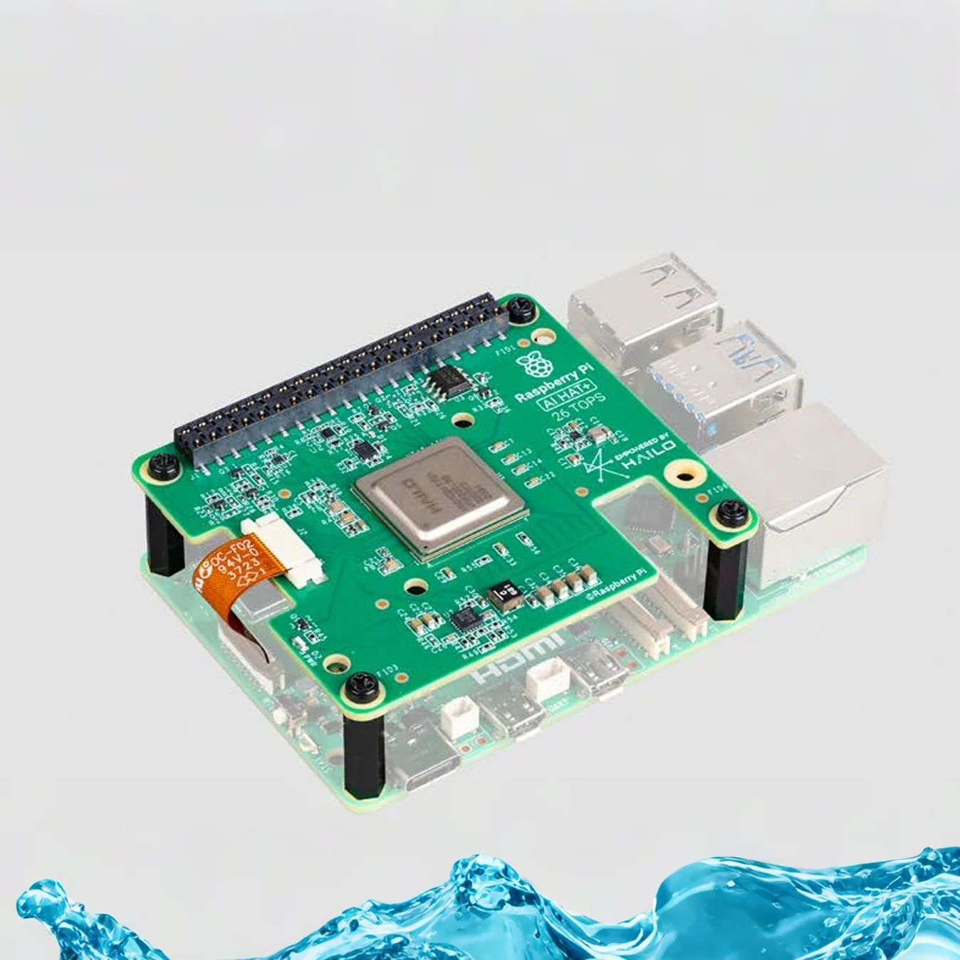 Raspberry Pi Ai Kit Hailo-8L - Плата расширения Raspberry Pi AI HAT+