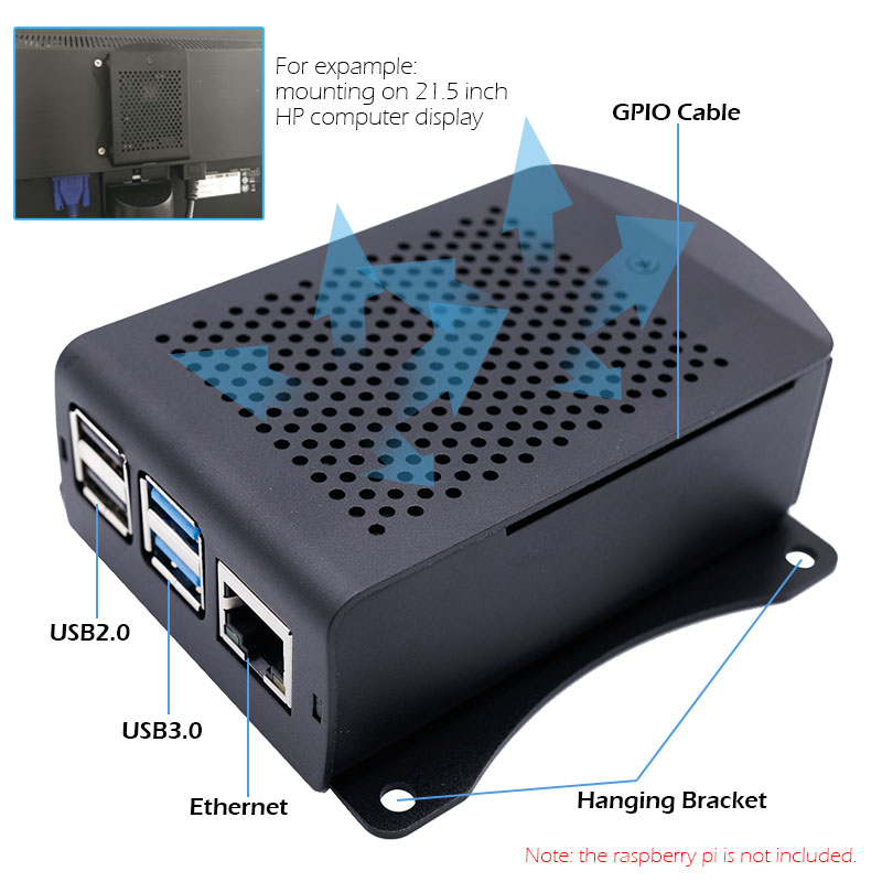 Корпус Raspberry Pi 4 Model B, – обзор и цена Argon One V3 M.2 Nvme Case