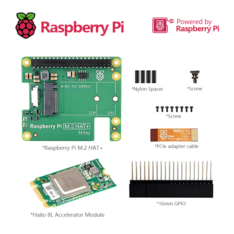 Комплект Raspberry Pi AI объед – обзор и цена Raspberry Pi Ai Kit Hailo-8L