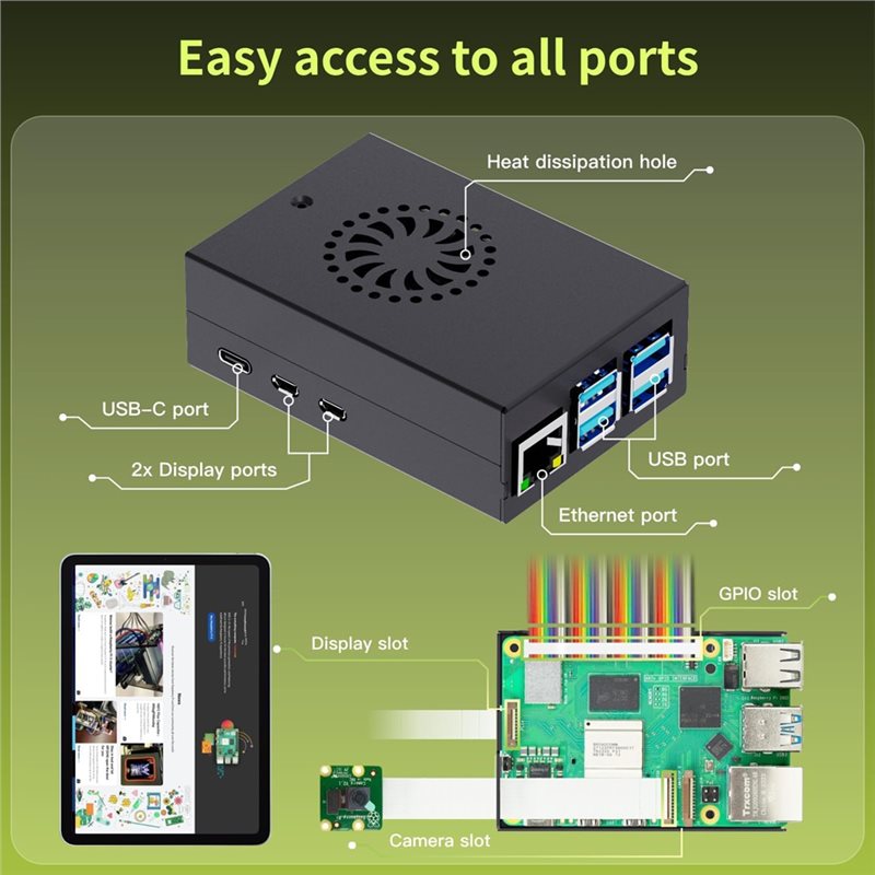 Стартовый комплект AS95-For Ir – обзор и цена Raspberry Pi 5 8Gb Board