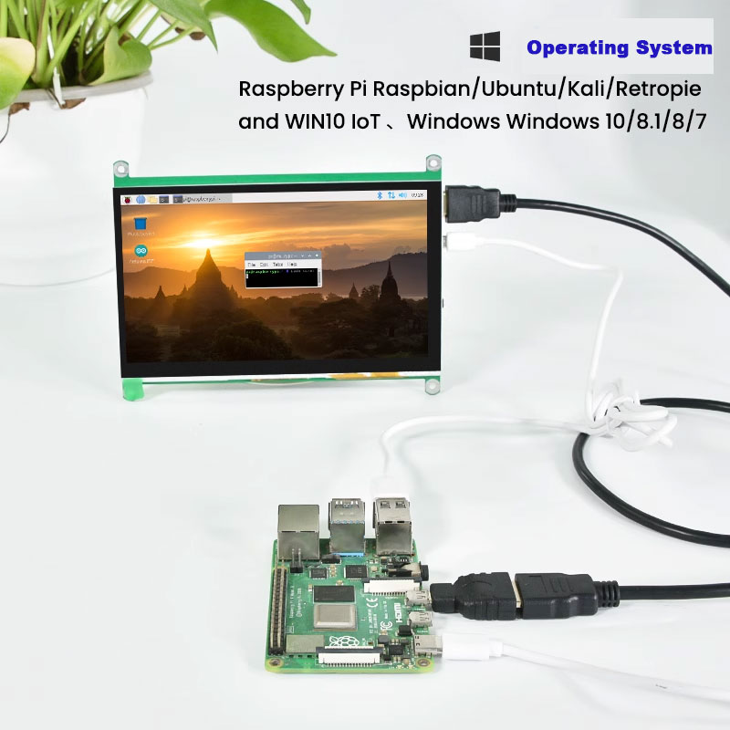 IPS HDMI сенсорный дисплей 7/1 – обзор и цена Raspberry Pi 10.1 Inch Capacitive Touch Screen Ips