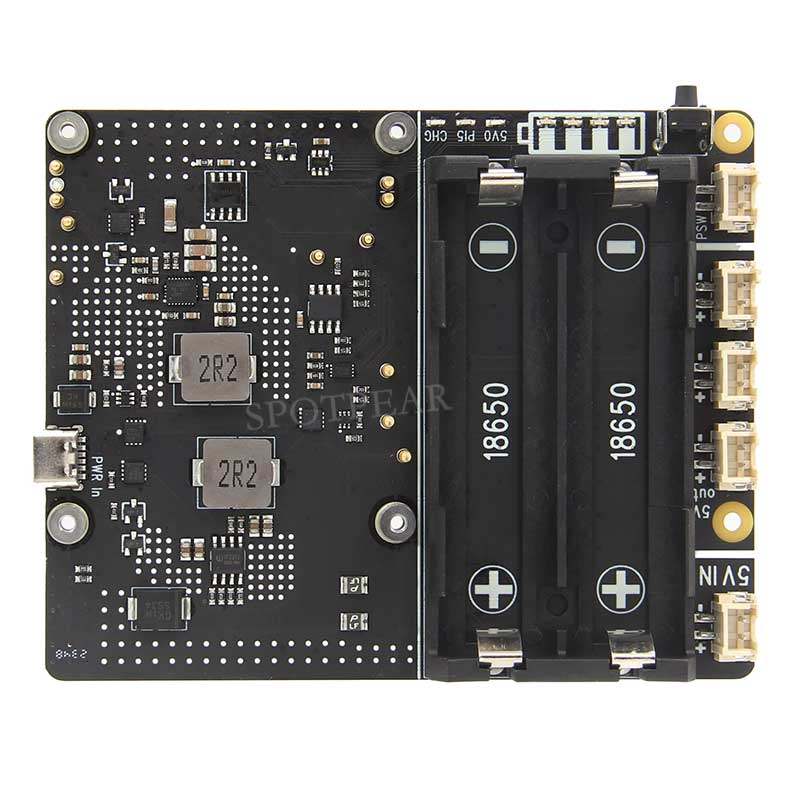 Плата ИБП для Raspberry Pi 5,  – обзор и цена Raspberry Pi Uninterrupted Power Supply Ups 18650
