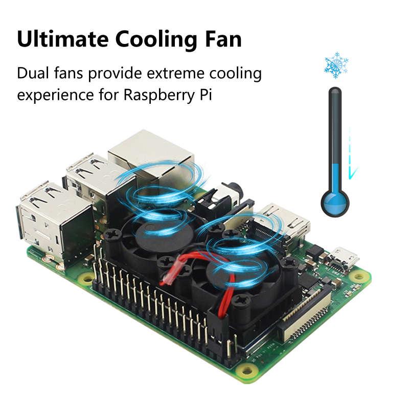 Двойной вентилятор Raspberry P – обзор и цена Raspberry Pi Water Cooling Kit