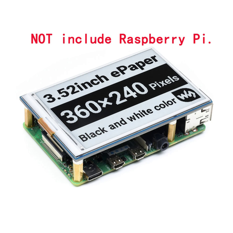 3,5-дюймовый экран E-Ink E-Pap – обзор и цена Raspberry Pi 4 8Gb Ram Kit