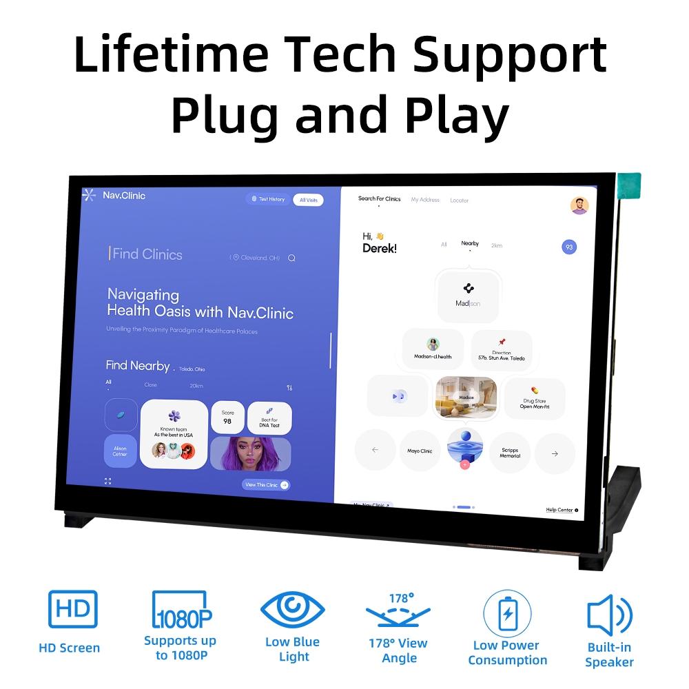 iPistBit 10,1-дюймовый емкостн – обзор и цена Raspberry Pi 10.1 Inch Capacitive Touch Screen Ips