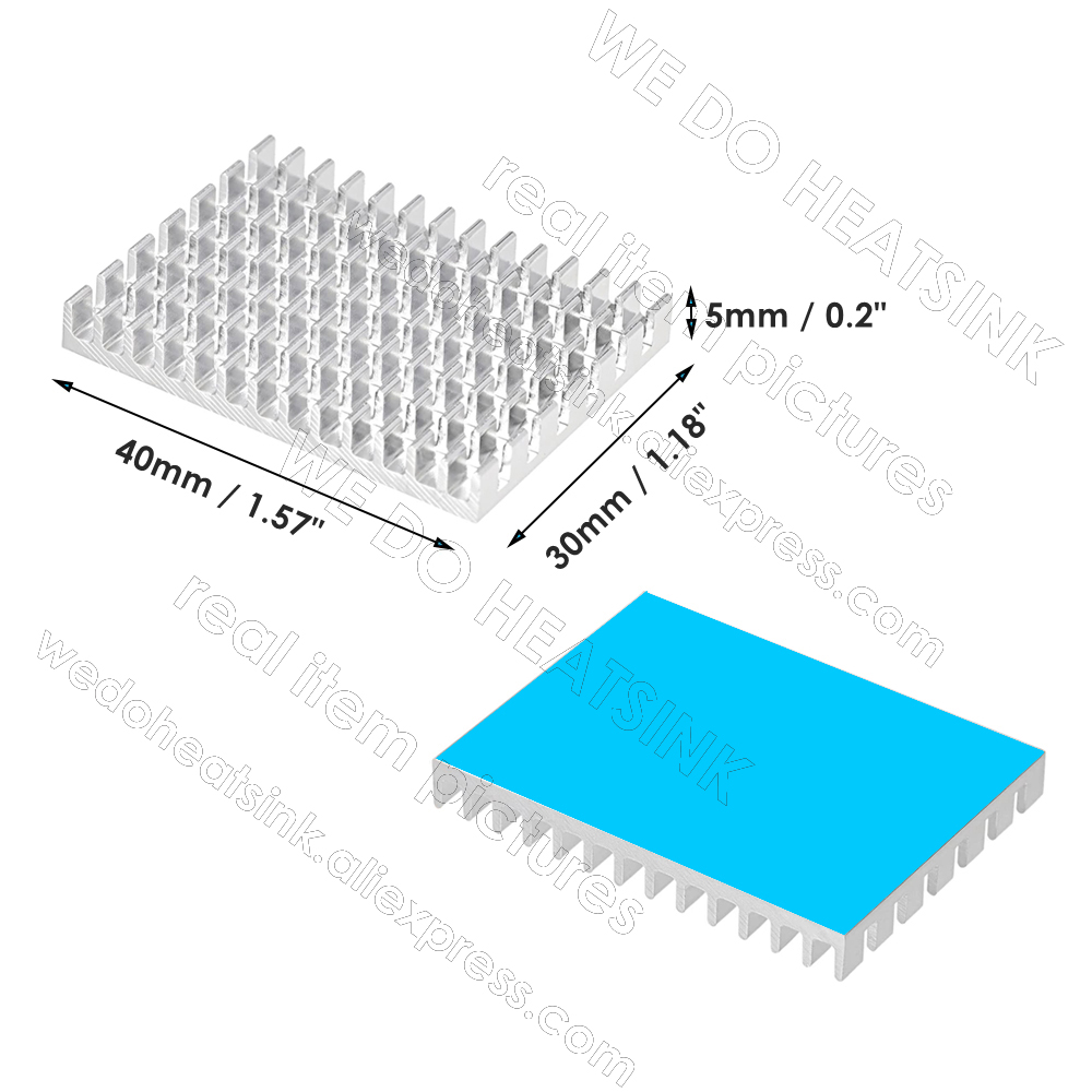 МЫ РАДИАТОР 30*40*5 мм без или – обзор и цена Raspberry Pi Water Cooling Kit