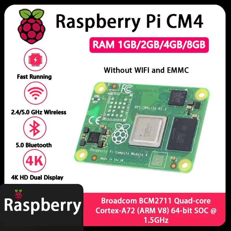 Raspberry Pi CM4 1 ГБ/2 ГБ/4 Г – обзор и цена Raspberry Pi Compute Module 4 8Gb 32Gb Emmc
